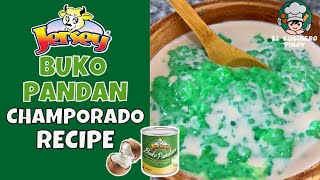 EASY BUKO PANDAN CHAMPORADO RECIPE [upl. by Abeu]