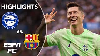 Barcelona vs Deportivo alaves match highlights  La liga match highlights today 61024 laliga [upl. by Rosario]