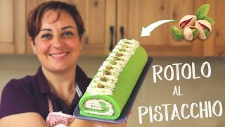 ROTOLO AL PISTACCHIO FATTO IN CASA DA BENEDETTA Ricetta Facile  Pistacchio Swiss Roll Easy Recipe [upl. by Hecker]