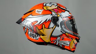 AGV Andrea Iannone Helmet Winter Test MotoGP 2016 [upl. by Roshan]