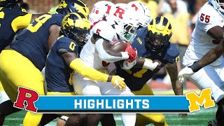 Rutgers at Michigan  Highlights  Big Ten Football  Sept 23 2023 [upl. by Ameehs]