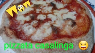 pizzata casalingametti una domenica sera 😆 [upl. by Arihday]