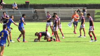 Highlights Harold Matthews Round 1  Parramatta Eels vs Sydney Roosters [upl. by Ahsirek]