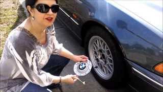 Replace BMW 528i Center Cap [upl. by Alvin515]