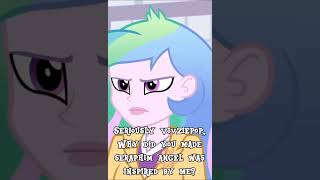 Princess Celestia reacts Sera from Hazbin Hotel MyLittlePony HazbinHotel Memes Funny [upl. by Adyan840]