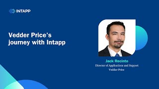 Vedder Prices journey with Intapp [upl. by Devy764]