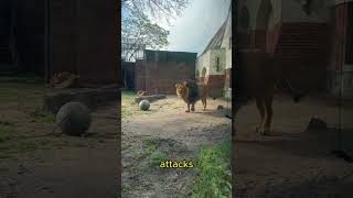 Shocking Wild Animal Attacks Caught on Camera lion wildlife dangerousanimals viralvideos [upl. by Dloniger]