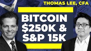 Tom Lee on Bitcoin to 250K SampP to 15000 amp The AI Revolution [upl. by Eenhpad]