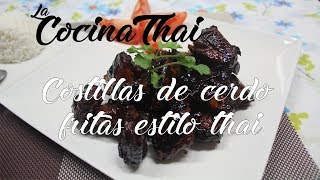 Costillas de Cerdo Fritas estilo Thai [upl. by Asilef]