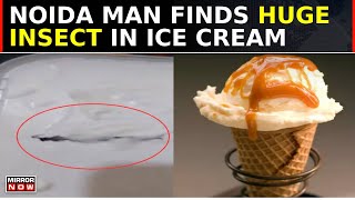 Centipede Found In Ice Cream Tub In Noida After The Shocking Human Finger Incident  Top News [upl. by Ttam876]