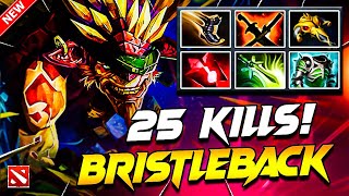 25 Kills BRISTLEBACK Dota 2 Gameplay  DOTA 2 Bristleback Carry Build Pro Gameplay Guide 737 [upl. by Orson]