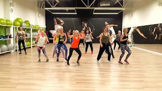 Zumba Échame La Culpa Luis Fonsi amp Demi Lovato Dance Fitness [upl. by Fronnia]