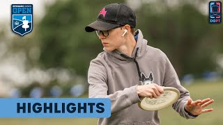 Round 2 Highlights FPO  2024 Dynamic Discs Open [upl. by Giraldo]