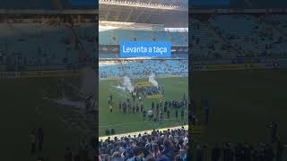 Levanta a taça Grêmio Campeão Gaúcho Feminino gremio futebol [upl. by Airetal]