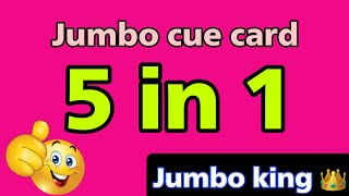 jumbo cue card  5 in 1  cont for class 7009252538 [upl. by Palla509]