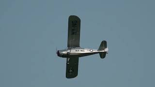 National Warplane Museum Geneseo Air Show 2024 Liaison aircraft amp DeHavilland Tiger Moths [upl. by Enahsed427]