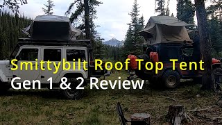 Smittybilt Gen 1 amp Gen 2 Roof Top Tent Review Repairs and Improvements [upl. by Leonardo800]