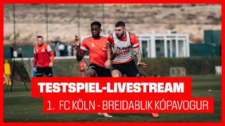 Testspiel LIVE 1 FC Köln  Breidablik Kopavogur [upl. by Philly]