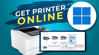 How to Change a Printer from Offline to Online [upl. by Deane]