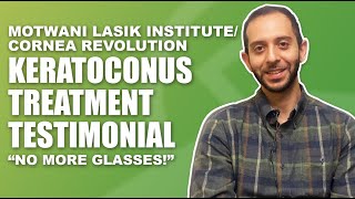 Keratoconus Treatment and No More Glasses  Patient Testimonial 70 [upl. by Ydnolem]