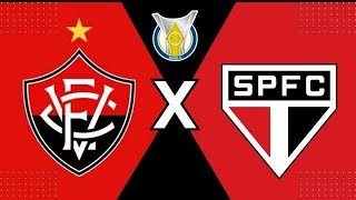 AO VIVO  JORNADA ESPORTIVA TRICOLOR  VITÓRIABA x SÃO PAULO  CAMPEONATO BRASILEIRO 2024 [upl. by Bocaj]