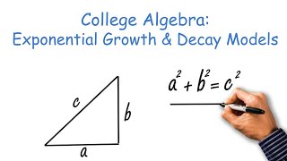 College Algebra Exponential Growth and Decay Models [upl. by Stewardson]