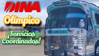 ¡VIAJAMOS al PASADODINA Olímpico bajo los colores de COORDINADOS ✅️ Autobuses Mexicanos [upl. by Ibmat]