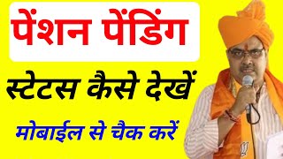 pension form status kaise check kare rajasthan  pension online apply status emitra training course [upl. by Tahpos94]