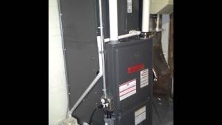 GOODMAN High Efficiency Gas Furnace Installation [upl. by Reifnnej]