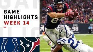 Colts vs Texans Week 14 Highlights  NFL 2018 [upl. by Slocum745]