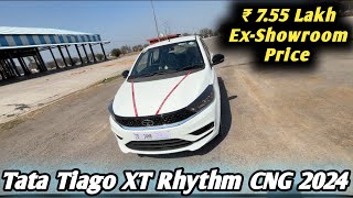 Tata Tiago Xt Rhythm CNG 2024 ❤️ Review amp Features  Tata Tiago 2024  Customer Review [upl. by Voltz741]