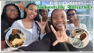 FIELD TRIP TO JACKSONVILLE UNIVERSITY👩🏽‍⚕️💚  buffet silicone babies vr simulation  moree [upl. by Barmen]