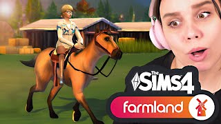 Playing The Sims 4 FarmLand  part 1 mod [upl. by Gannon]