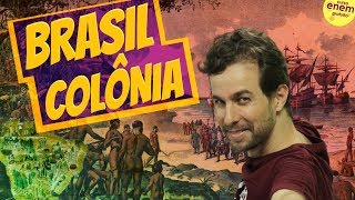 BRASIL COLÔNIA  Resumo de História do Brasil para o Enem [upl. by Nuahsad367]