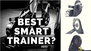 Wahoo Kickr vs CycleOps Hammer vs Tacx Neo amp Flux [upl. by Yllor]