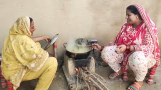 Kari Pakora Village Style Recipe  Make Kari Pakora  Aliza Sehar  Rukhsana Da Punjab [upl. by Aicnelev621]