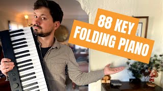 Folding Piano Review  The OYAYO 88Key Portable Keyboard [upl. by Enoved165]