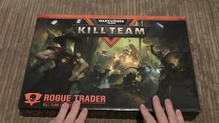 Kill Team  Rogue Trader  Unboxing WH40K [upl. by Leaj96]