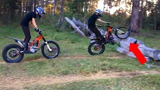 FIRST TIME RIDING TRIALS BIKES [upl. by Israel815]