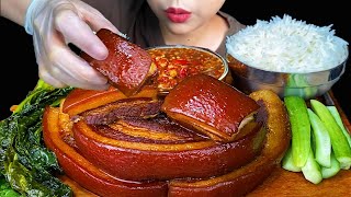 Braised Pork Belly  MUKBANG SOUNDS [upl. by Airtened]