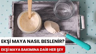 Ekşi Maya Nasıl Saklanır Nasıl Beslenir Nasıl Kullanılır [upl. by Alesiram]