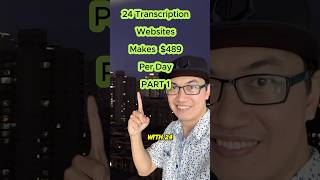 24 Transcription Websites to Earn 489Day from Home  Part 1 makemoneyfromhome [upl. by Yrruc530]