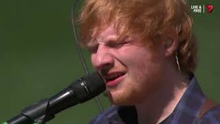 Ed Sheeran  AFL Grand Final Pre Match Entertainment  2014 [upl. by Aneetsirk]