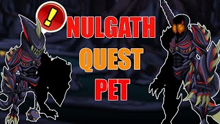 AQW New Nulgath Quest Pet Serpentine Larvae  Quest Guide  Serpentine Void Set [upl. by Rori271]