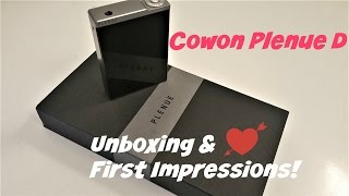 Unboxing amp First Impressions of Cowon Plenue D [upl. by East]