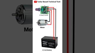 DC 12 Volt Speed Controller Connection [upl. by Sharman]