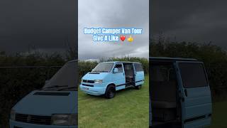 Volkswagen T4 Camper Van Tour  Buying A Cheap Camper For Under £7000  Van Life shorts [upl. by Nimocks218]