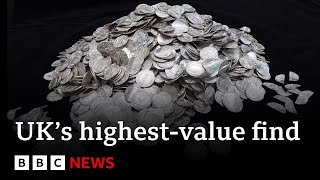 Treasure hunters unearth 1000yearold silver coins from Norman Conquest  BBC News [upl. by Suzzy]