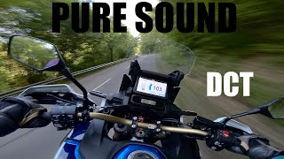 Honda Africa Twin CRF1100L DCT Adventure Sports sound RAW Onboard [upl. by Aicener]