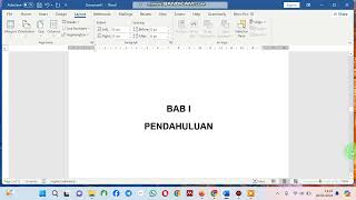 nomer halaman romawi dan angka dalam 1 file selang seling [upl. by Beare960]